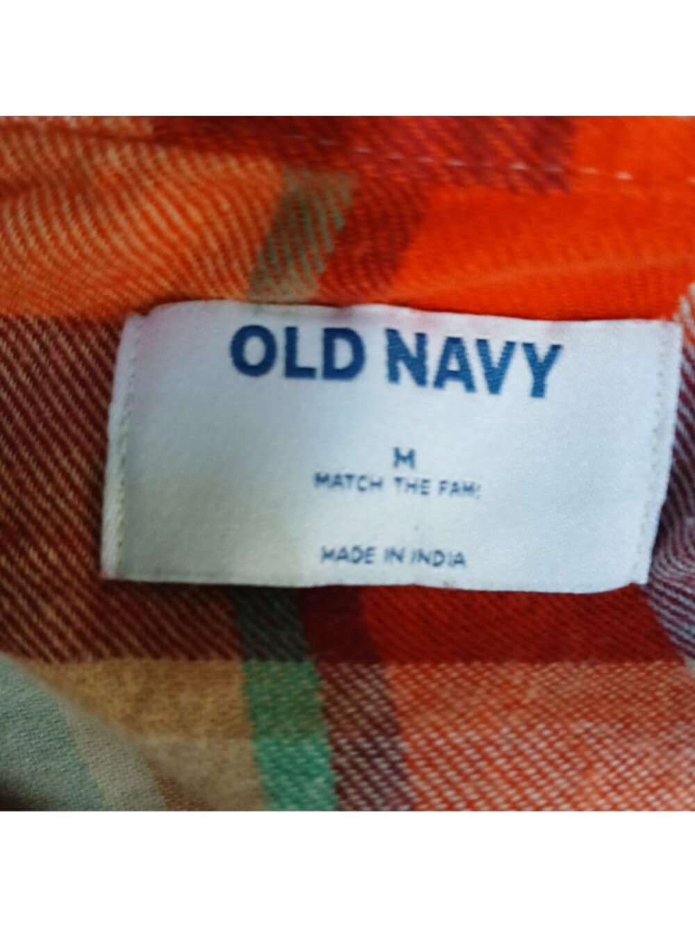 Old Navy Mens Medium Plaid Flannel Pajama Set Long Sleeve Pockets #H-24 - Picture 2 of 15